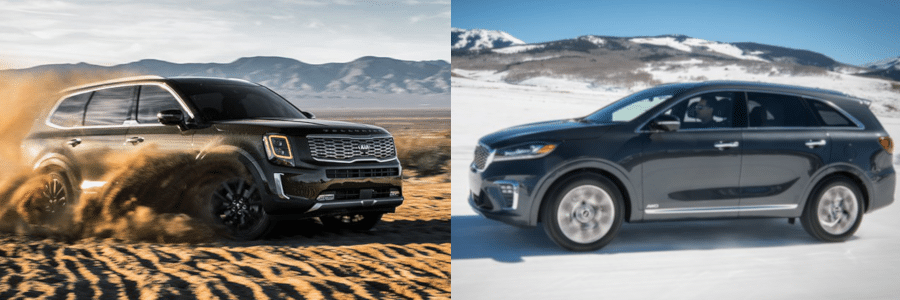 2019 Kia Sorento and 2020 Kia Telluride Crossover Midsized SUVs