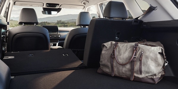 2021 Kia Seltos Cargo Space. The generous cargo space in Seltos can flex to meet your needs, with 60/40 rear split-fold seats and available roof rails.