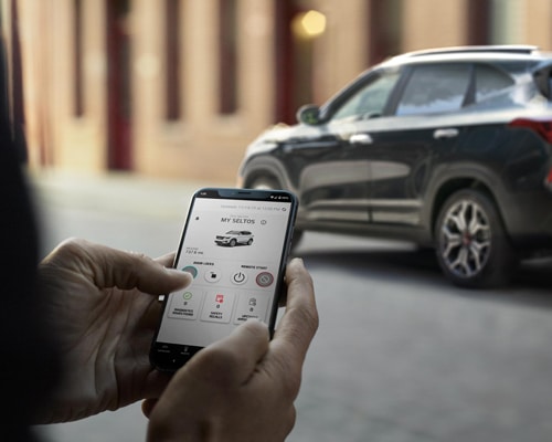 2021 Kia Seltos Remote Features. Warm up or cool down your Seltos before you hit the road, lock or unlock the doors remotely, or even find your vehicle and get directions to it.