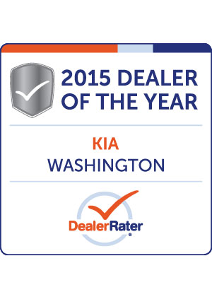 Dick Hannah Kia 2015 DealerRater Kia Dealer of the Year Washington State